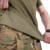 Футболка Kiborg Tactical Coolpass хаки с велкро панелями для шевронов