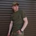 Футболка Kiborg Tactical Coolpass хаки с велкро панелями для шевронов