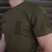 Футболка Kiborg Tactical Coolpass хаки с велкро панелями для шевронов