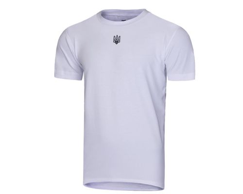 Футболка Modal Біла (чорний тризуб), XXXL Футболка Modal Біла (чорний тризуб), XXXL