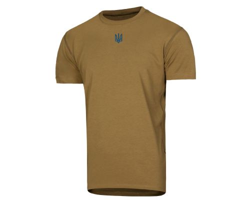 Футболка Modal з прінтом Койот (Тризуб Синій) (7270), XL Футболка Modal з прінтом Койот (Тризуб Синій) (7270), XL