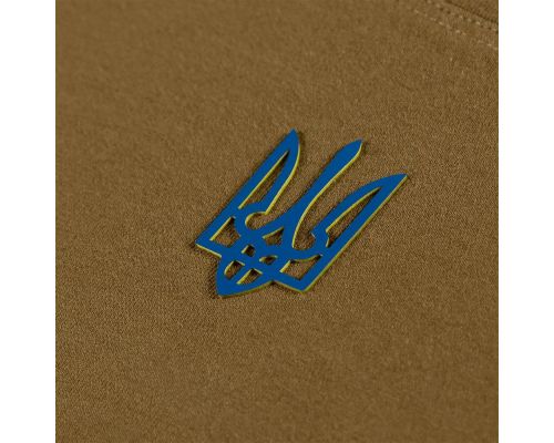 Футболка Modal з прінтом Койот (Тризуб Синій) (7270), XXL Футболка Modal з прінтом Койот (Тризуб Синій) (7270), XXL