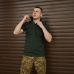 Тактическое Поло Футболка хаки Лакоста