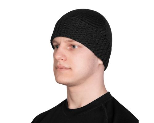 Шапка Watch Cap Merino Чорна (6702), Шапка Watch Cap Merino Чорна (6702),