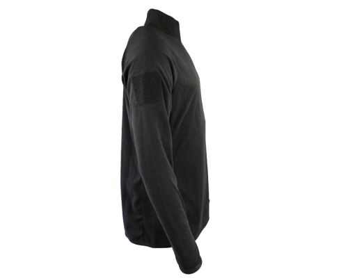 Кофта тактична фліс KOMBAT UK Alpha Mid-Layer Fleece чорна L Кофта тактична фліс KOMBAT UK Alpha Mid-Layer Fleece чорна L