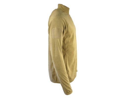Кофта тактична фліс KOMBAT UK Alpha Mid-Layer Fleece койот XL Кофта тактична фліс KOMBAT UK Alpha Mid-Layer Fleece койот XL