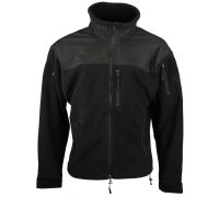 Кофта тактична фліс KOMBAT UK Defender Tactical Fleece чорна XXXL