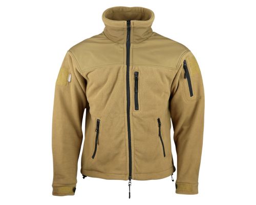 Кофта тактична фліс KOMBAT UK Defender Tactical Fleece койот XL Кофта тактична фліс KOMBAT UK Defender Tactical Fleece койот XL