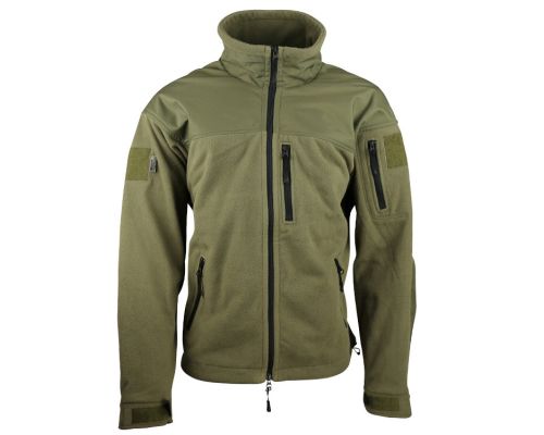 Кофта тактична фліс KOMBAT UK Defender Tactical Fleece оливкова XXL Кофта тактична фліс KOMBAT UK Defender Tactical Fleece оливкова XXL