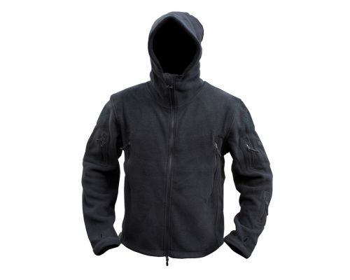 Кофта тактична фліс KOMBAT UK Recon Hoodie чорна XXXL Кофта тактична фліс KOMBAT UK Recon Hoodie чорна XXXL