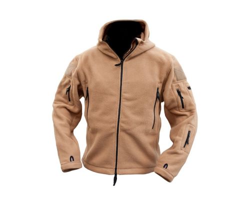 Кофта тактична фліс KOMBAT UK Recon Hoodie койот XL Кофта тактична фліс KOMBAT UK Recon Hoodie койот XL