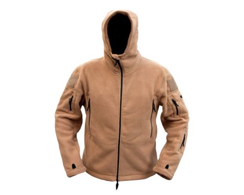 Кофта тактична фліс KOMBAT UK Recon Hoodie койот XL Кофта тактична фліс KOMBAT UK Recon Hoodie койот XL
