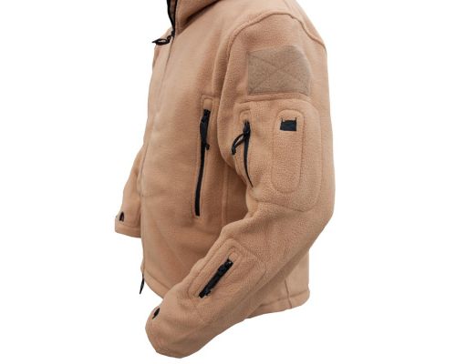 Кофта тактична фліс KOMBAT UK Recon Hoodie койот XL Кофта тактична фліс KOMBAT UK Recon Hoodie койот XL