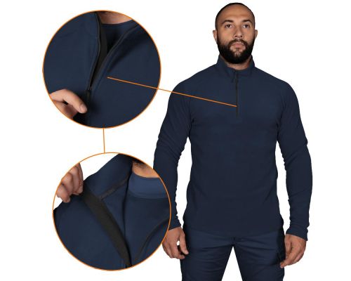 Флисовая кофта Hawk Темно-синяя (7288), XL