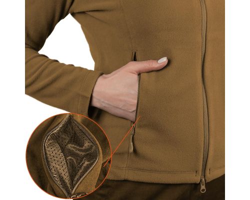 Флісова кофта Pani Meadow Himatec 100 Койот (7448), XL Флісова кофта Pani Meadow Himatec 100 Койот (7448), XL