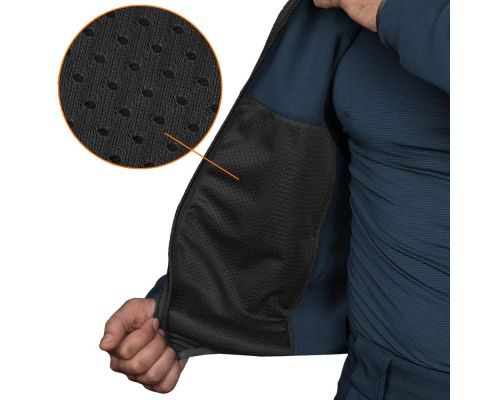 Флісова кофта Patrol 2.0 Темно-синя (7392), XL Флісова кофта Patrol 2.0 Темно-синя (7392), XL