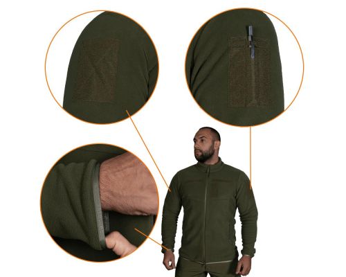 Кофта Army 2.0 НГУ Олива (7408), XXXL Кофта Army 2.0 НГУ Олива (7408), XXXL