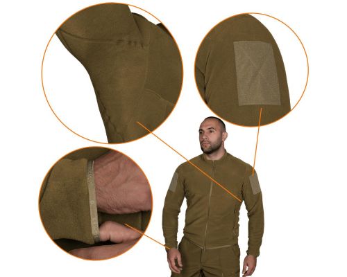 Кофта Patrol 2.0 Койот (7393), XXXL Кофта Patrol 2.0 Койот (7393), XXXL