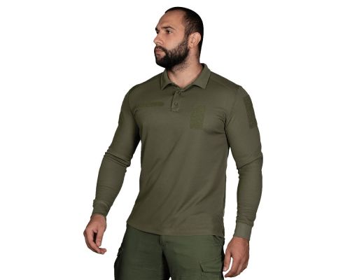Поло CM Army ID Long Олива (7368), XL Поло CM Army ID Long Олива (7368), XL