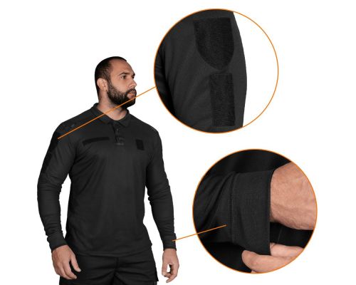Поло Paladin Long LT Чорне (7367), XL Поло Paladin Long LT Чорне (7367), XL