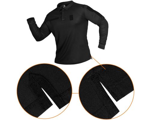 Поло Paladin Long LT Чорне (7367), XL Поло Paladin Long LT Чорне (7367), XL