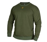 Свитшот Basic Олива (золотой трезубец) (7407), XL