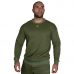 Свитшот Basic Олива (золотой трезубец) (7407), XL