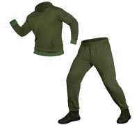 Спортивний костюм Basic Hood Олива (7383), XXXL