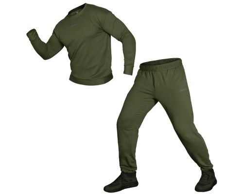 Спортивный костюм Basic Олива (7382), S Спортивный костюм Basic Олива (7382), S
