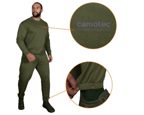 Спортивний костюм Basic Олива (7382), XL Спортивний костюм Basic Олива (7382), XL