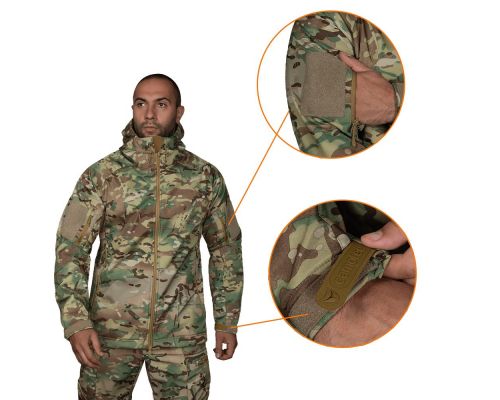 Куртка CM Stalker SoftShell Multicam (7089), XXXL Куртка CM Stalker SoftShell Multicam (7089), XXXL