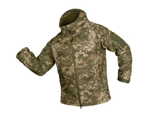Куртка CM Stalker SoftShell Піксель (7379), M Куртка CM Stalker SoftShell Піксель (7379), M