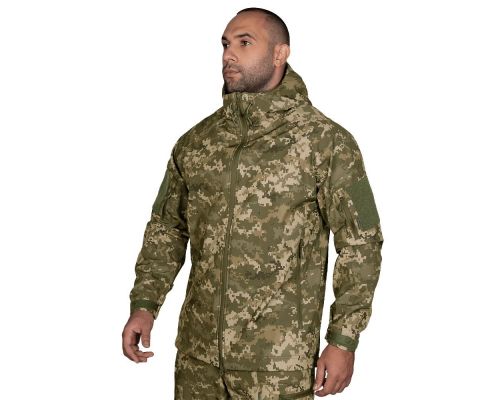 Куртка CM Stalker SoftShell Піксель (7379), M Куртка CM Stalker SoftShell Піксель (7379), M