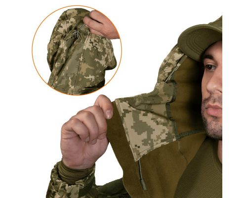 Куртка CM Stalker SoftShell Піксель (7379), M Куртка CM Stalker SoftShell Піксель (7379), M