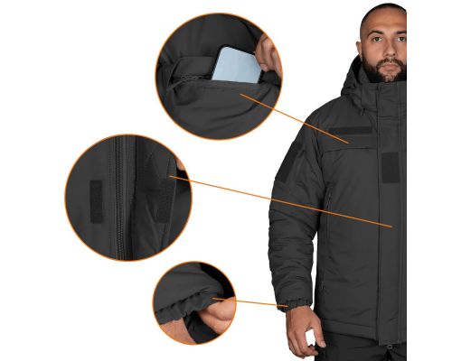 Куртка Patrol System 3.0 Чорна (7273), M Куртка Patrol System 3.0 Чорна (7273), M
