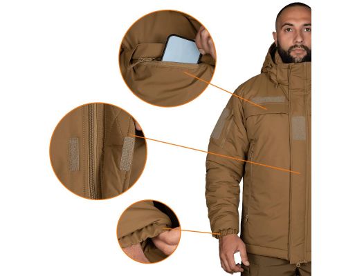 Куртка Patrol System 3.0 Койот (7272), XXXL Куртка Patrol System 3.0 Койот (7272), XXXL
