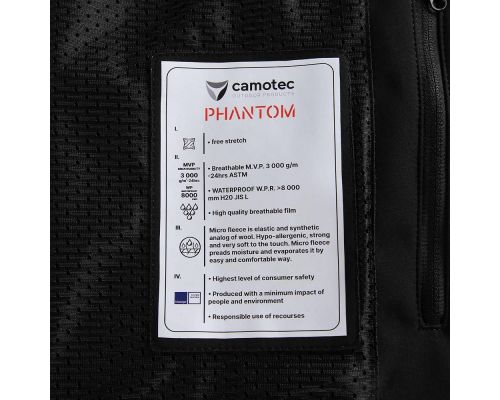 Куртка Phantom System Чорна (7287), M Куртка Phantom System Чорна (7287), M