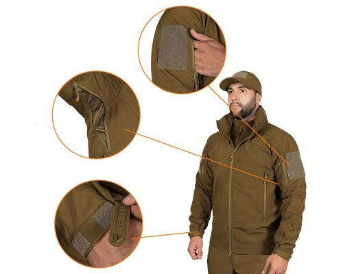 Куртка Phantom System Койот (7293), XXXL Куртка Phantom System Койот (7293), XXXL