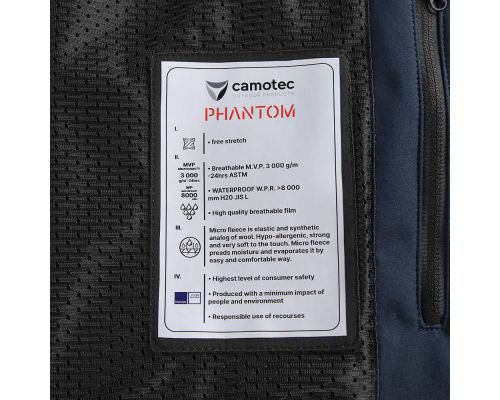 Куртка Phantom System Темно-синяя (7292), M Куртка Phantom System Темно-синяя (7292), M