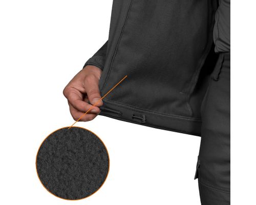 Куртка Stalker SoftShell Чорна (7226), XXXXL Куртка Stalker SoftShell Чорна (7226), XXXXL