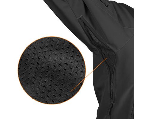 Куртка Stalker SoftShell Чорна (7226), XXXXL Куртка Stalker SoftShell Чорна (7226), XXXXL
