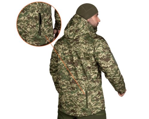 Куртка Stalker SoftShell Хижак піксель (7495), L Куртка Stalker SoftShell Хижак піксель (7495), L