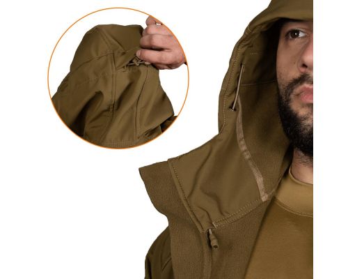 Куртка Stalker SoftShell Койот (7346), XXL Куртка Stalker SoftShell Койот (7346), XXL