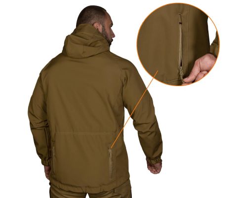 Куртка Stalker SoftShell Койот (7346), XXXL Куртка Stalker SoftShell Койот (7346), XXXL