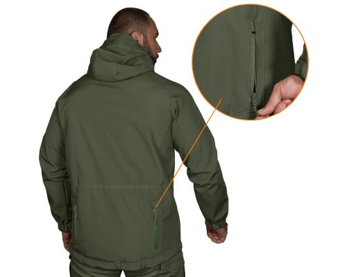 Куртка Stalker SoftShell Олива (7225), XXXL Куртка Stalker SoftShell Олива (7225), XXXL