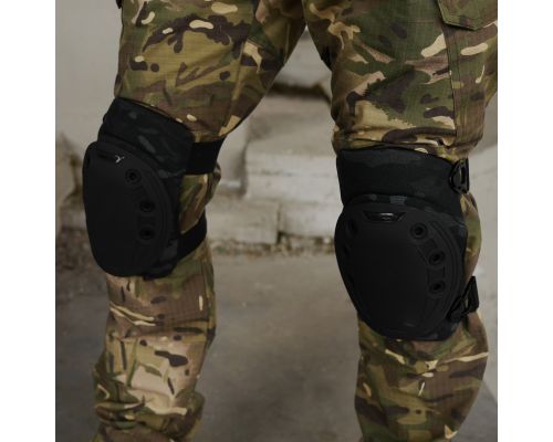 Наколінники KIBORG USA tactical чорний мультикам k1043 Наколінники KIBORG USA tactical чорний мультикам k1043