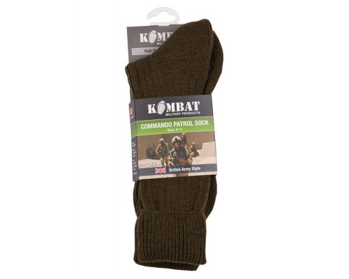 Носки KOMBAT UK Patrol Socks оливковые 40-45 Носки KOMBAT UK Patrol Socks оливковые 40-45