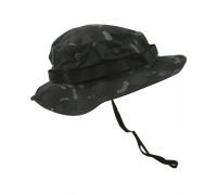 Панама тактична KOMBAT UK Boonie Hat US Style Jungle Hat мультікам чорний L