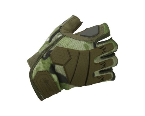 Рукавички тактичні KOMBAT UK Alpha Fingerless Tactical Gloves мультікам L Рукавички тактичні KOMBAT UK Alpha Fingerless Tactical Gloves мультікам L