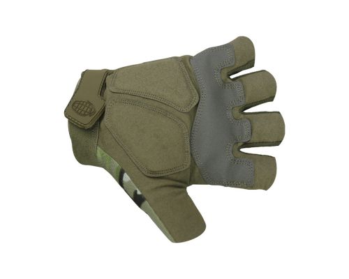 Рукавички тактичні KOMBAT UK Alpha Fingerless Tactical Gloves мультікам L Рукавички тактичні KOMBAT UK Alpha Fingerless Tactical Gloves мультікам L